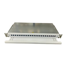 Finnsat 19" 1RU kuitupaneeli 24 x SC Simplex/LC Duplex, ei sis&auml;ll&auml; adaptereita